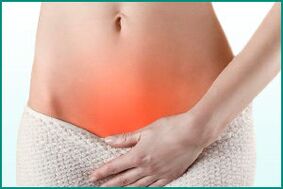 In the women's bladder inflammation